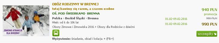 Obóz Rodzinny w Brennej